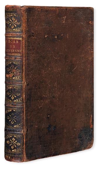POLITICAL THOUGHT  LOCKE, JOHN.  Two Treatises of Government.  1728